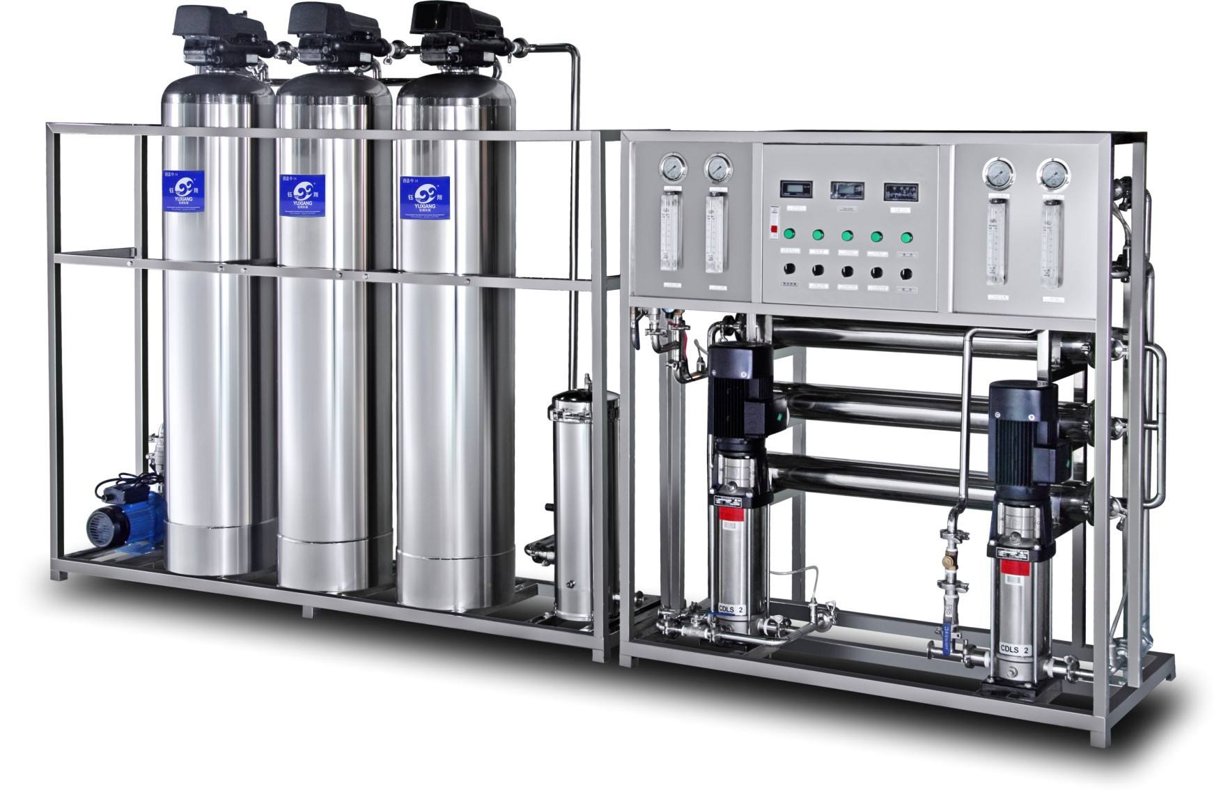 二级反渗透+EDI水处理、EDI去离子水设备的工业应用和市场需求                  